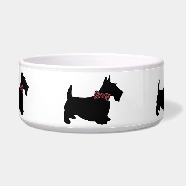 Écuelle Cuvette de chien de Scottie (Devant)