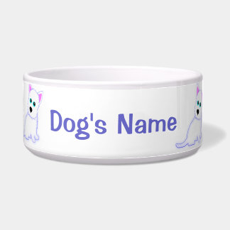 Écuelle Cuvette de chien de Westie