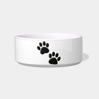 Écuelle Cuvette de chien d'empreintes de pattes