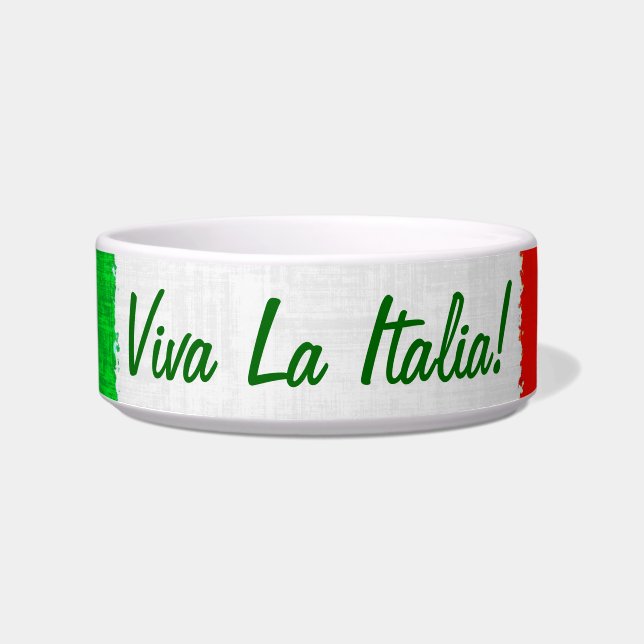 Écuelle Cuvette de DRAPEAU de l'ITALIE (Devant)