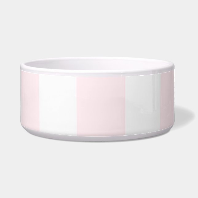 Écuelle Cuvette doucement rose et blanche d'animal (Devant)