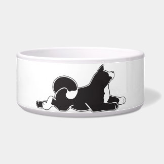 Écuelle Cuvette en céramique traditionnelle de chien de