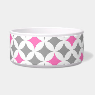 Écuelle Cuvette faite sur commande de chien de motif gris