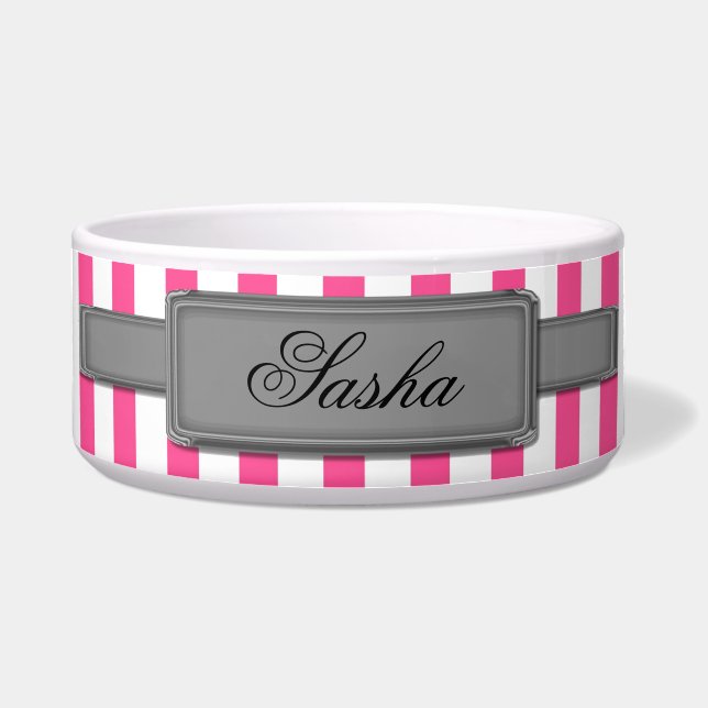 Écuelle Cuvette faite sur commande de chien de Sasha (Devant)