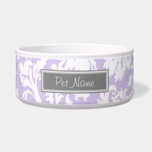 Écuelle Cuvette nommée faite sur commande de chien de