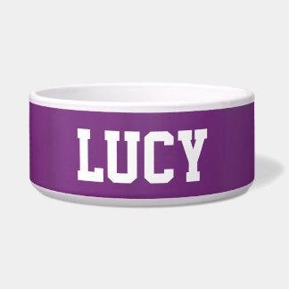 Écuelle Cuvette pourpre de chien de "raisin"