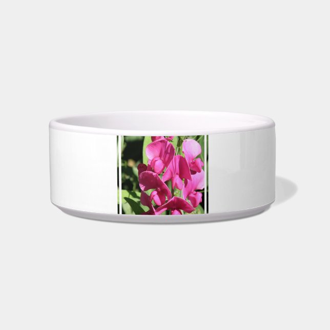 Écuelle Cuvette rose d'animal familier de pois doux (Devant)