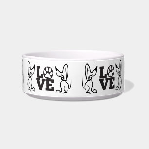 Écuelle Dachshund Chien Love Pet Bowl