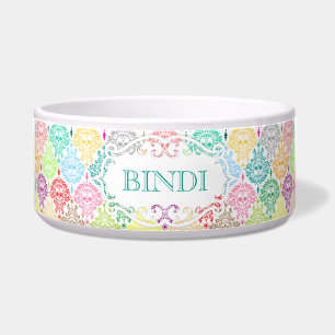 Écuelle Damassé morte - cuvette nommée faite sur commande