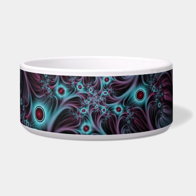 Écuelle Dans la profondeur Bleu rose Abstrait Fractal Art (Devant)