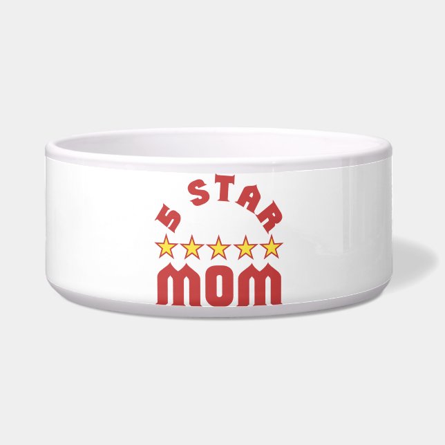 Écuelle Décerné 5 étoiles à Maman (Devant)