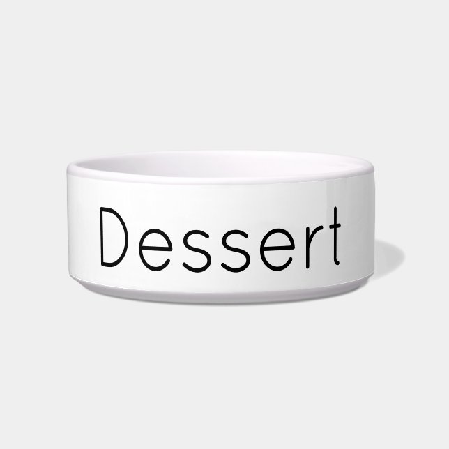 Écuelle Dessert Dog Bowl (Devant)