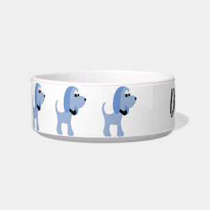 Écuelle Dessin bleu chien Diva Dog Bowl