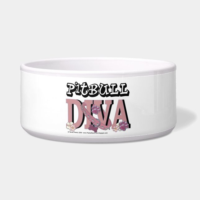 Écuelle DIVA de Pitbull (Devant)