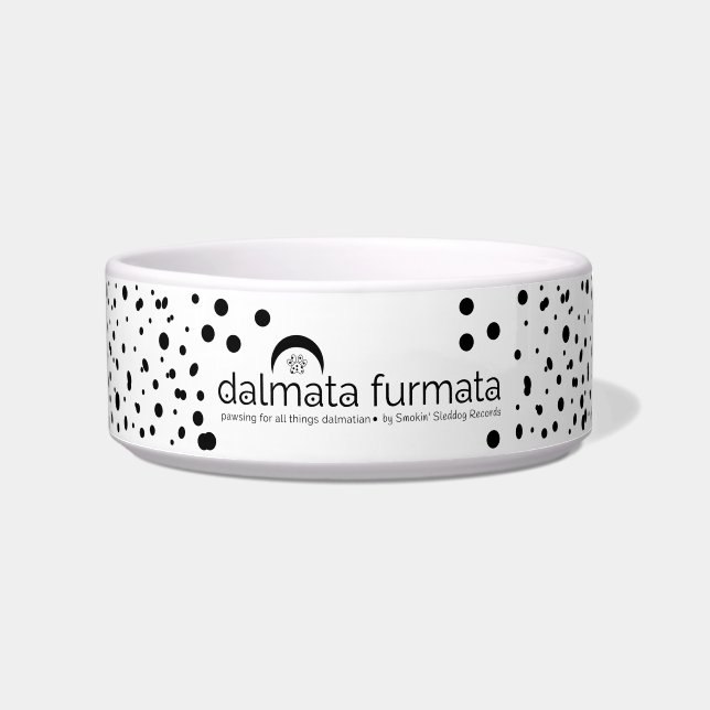 Écuelle Dogue en céramique de Dalmatie (Devant)