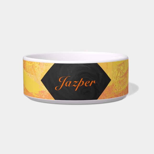 Écuelle Dragons Oeil orange et noir Monogramme (Devant)