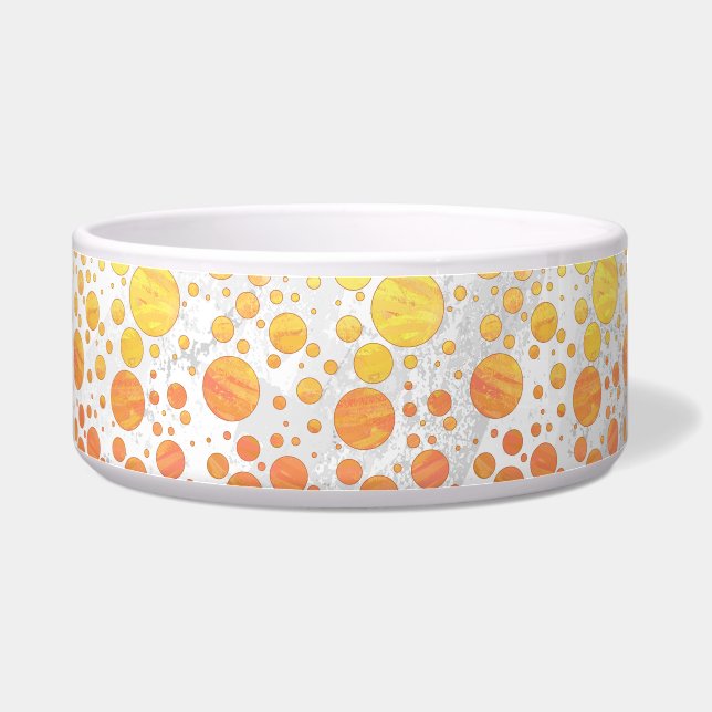 Écuelle Dragons Oeil Orange Polka Motif (Droite)