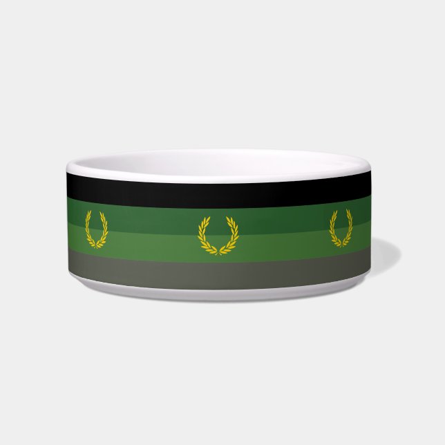 Écuelle Drapeau de fierté de l'uniforme militaire (Devant)