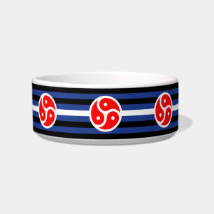 Écuelle Drapeau de fierté de pratique en cuir