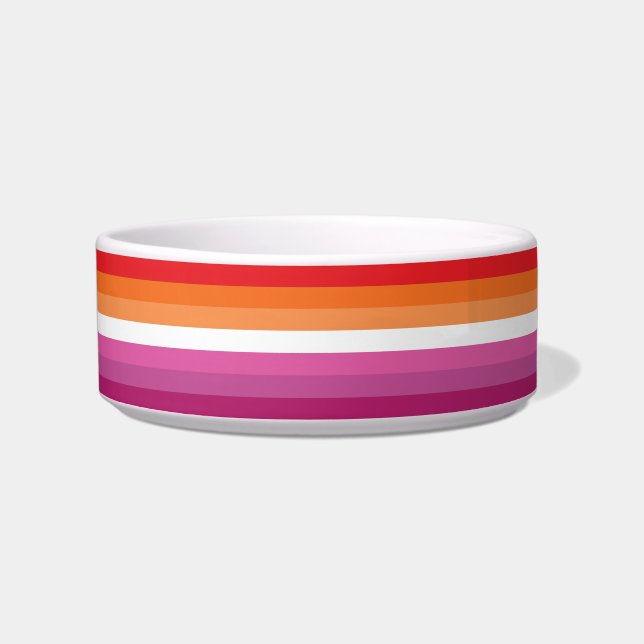Écuelle Drapeau de la fierté lesbienne (Devant)