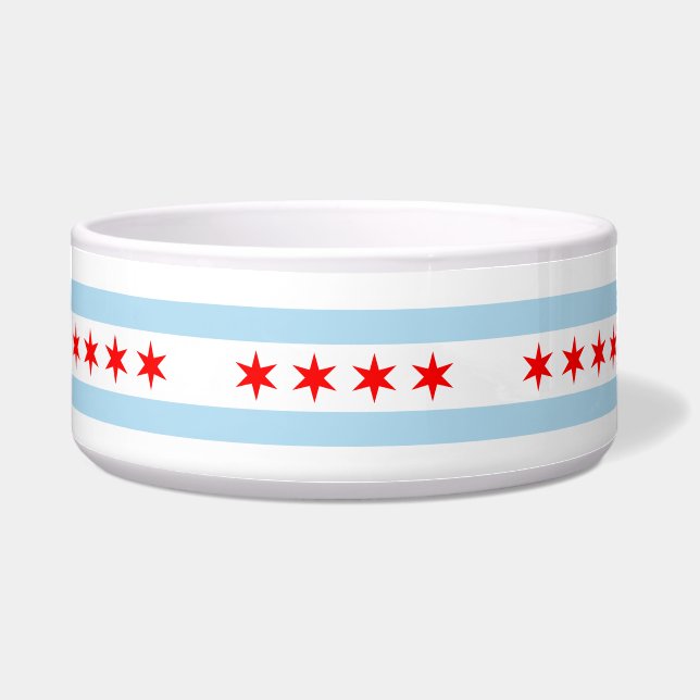 Écuelle Drapeau de la ville de Chicago (Illinois) (Devant)