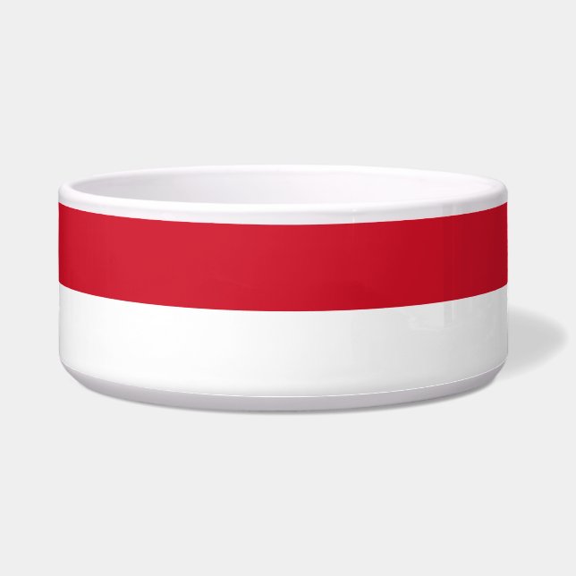 Écuelle Drapeau de Monaco (Devant)
