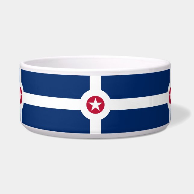 Écuelle Drapeau d'Indianapolis, Indiana (Devant)