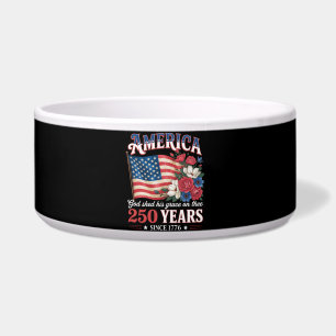 Écuelle Drapeau Floral America 250 Ans