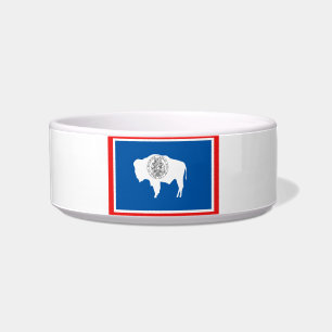 Écuelle drapeau-sceau du Wyoming
