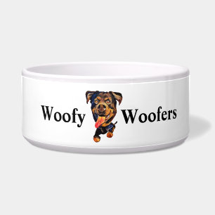 Écuelle Drôle Rottweiler Dog Bowl