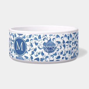 Écuelle Élégant Motif de poterie chinoise bleu et blanc