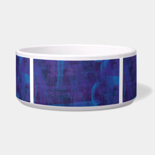 Écuelle Elégante peinture moderne bleu et violet