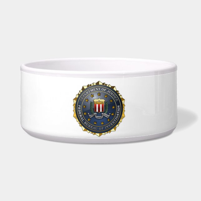 Écuelle Emblème du FBI (Devant)