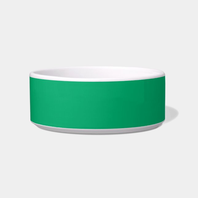 Écuelle Émeraude Green Custom Pet Bowl (Devant)