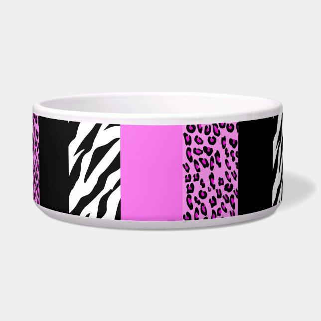Écuelle Empreinte de léopard, Zebra Print, Poster de anima (Devant)