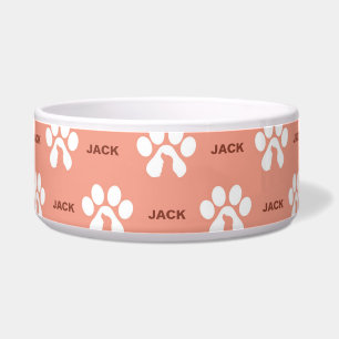 Écuelle Empreinte de Patte Chien Personnalisé