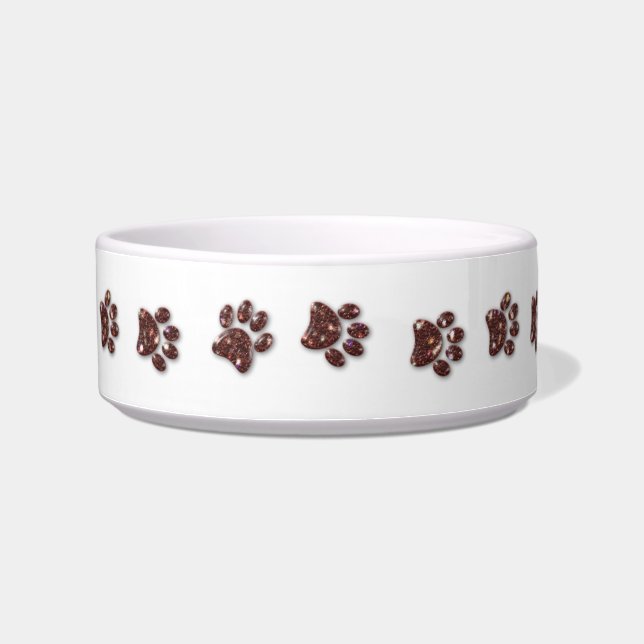 Écuelle Empreintes de pattes Pet Bowl (Gauche)