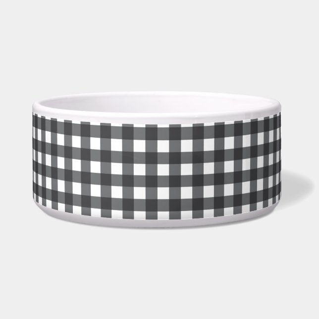 Écuelle En vichy noir et blanc (Devant)