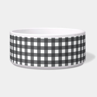 Écuelle En vichy noir et blanc