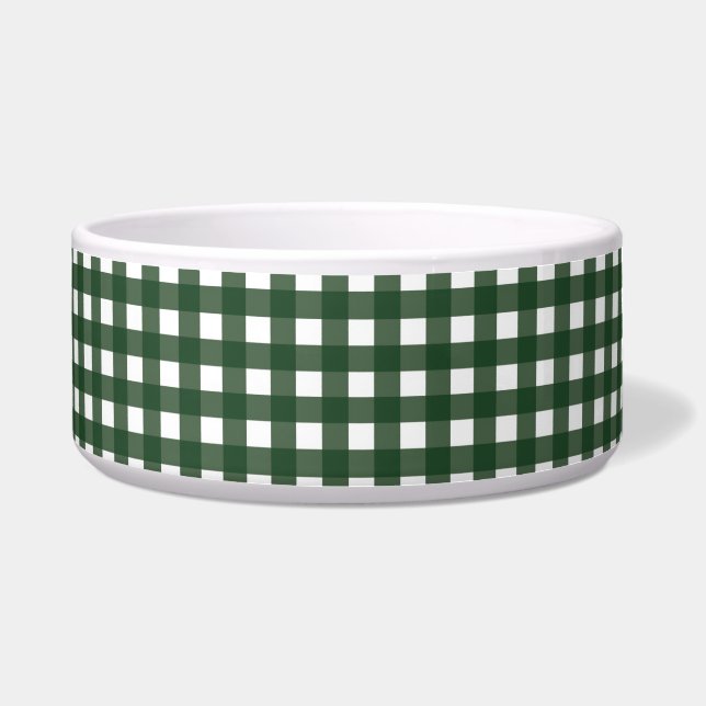 Écuelle En vichy vert et blanc (Devant)