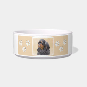 Écuelle English Toy Spaniel Peinture Animal Art original