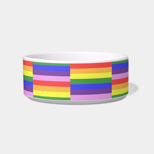 Écuelle Excellente qualité Rainbow Stripe Bright Colors (Devant)