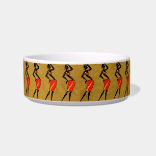 Écuelle Femmes de l'Afrique Pet Bowl