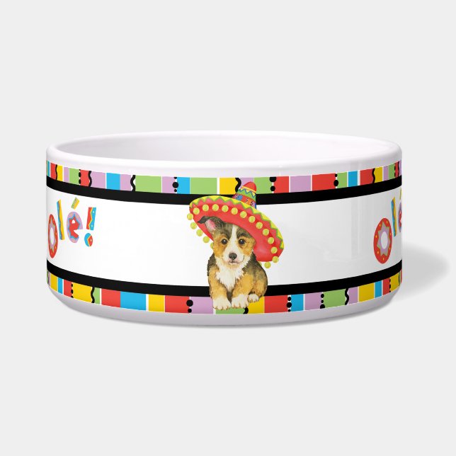 Écuelle Fiesta Pembroke Welsh Corgi Pet Bowl (Gauche)