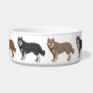 Écuelle Finish Lapphund colors dog bowl