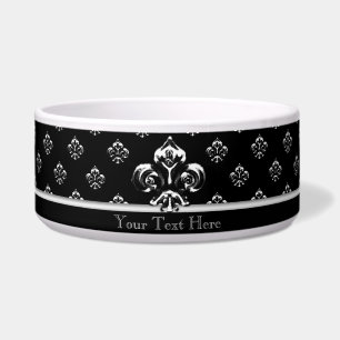Écuelle Fleur de lis métallique (argent)