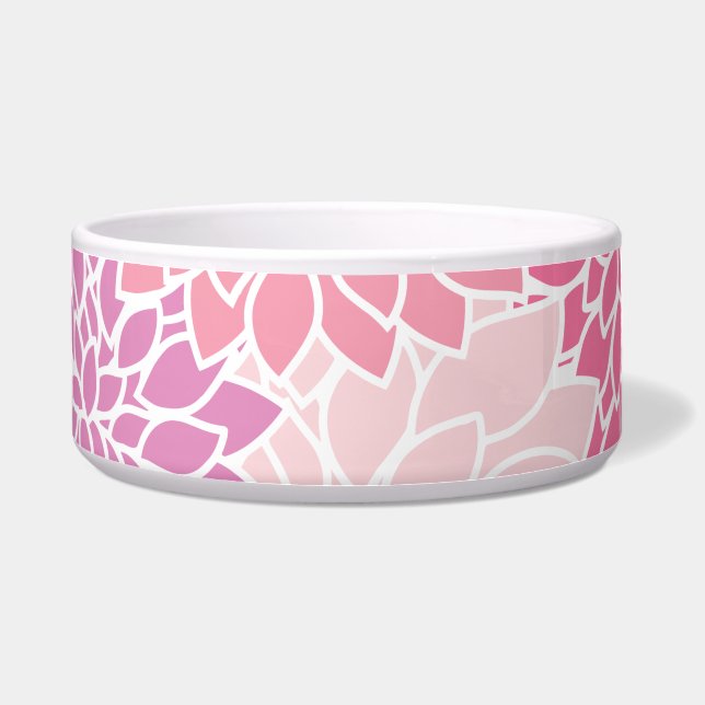 Écuelle Fleurs Dahlia, Motif De Fleurs, Dahlia Rose (Devant)