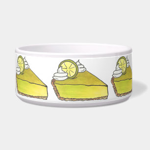 Écuelle Floride Key Lime Pie Slice Dessert Chien Nourritur
