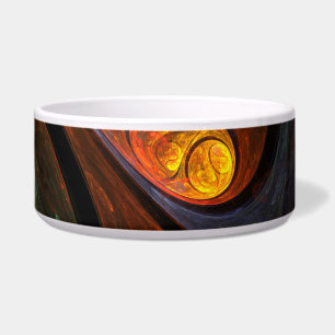 Écuelle Fluid Connection Abstrait Art Dog Bowl