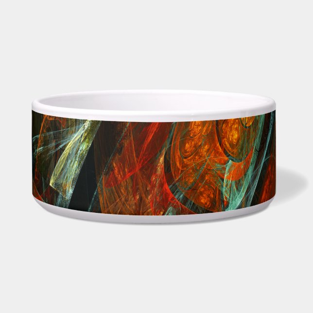 Écuelle Fractionner l'art Abstrait (Devant)